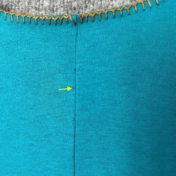 Vintage Southwest Top Womens S Turquoise Knit Embroidered Dolman Sleeve Shirt - Picture 14 of 15